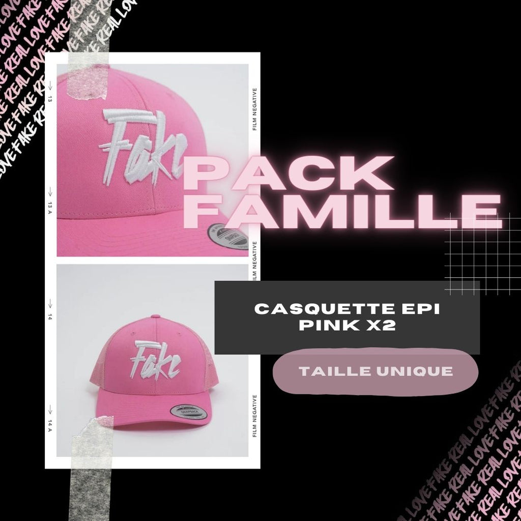 Pack Casquette "Epi" Pink