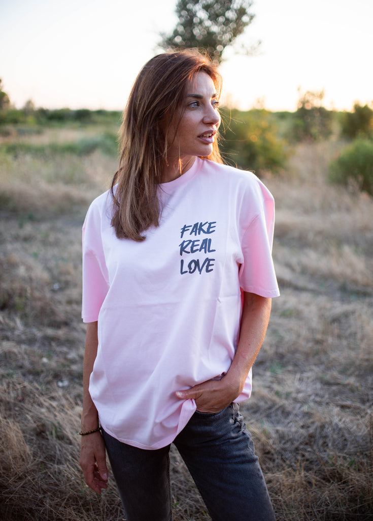 T-Shirt Adulte "Fake" Pink