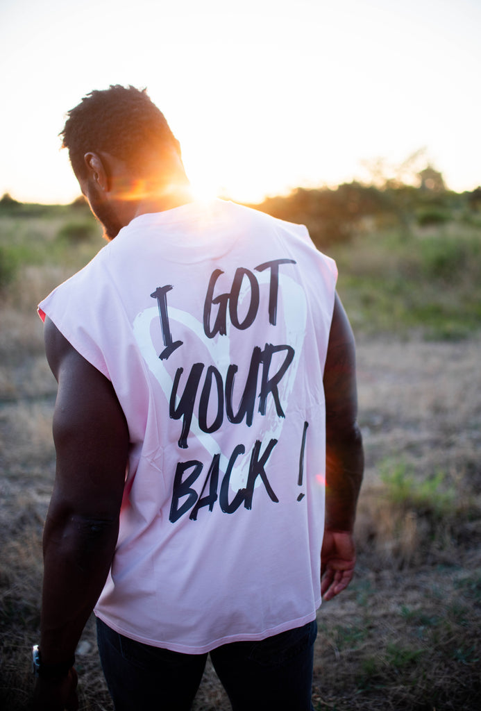 Débardeur Adulte "I Got Your Back" Pink