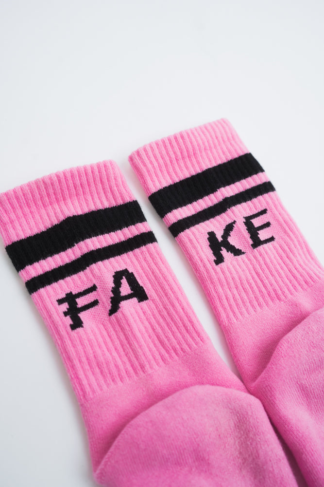 Chaussettes "Fakt II" Rose